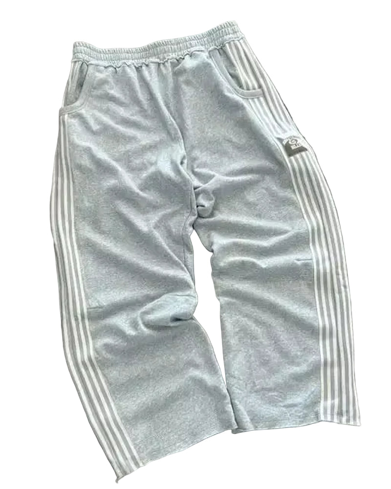 Y2K Gothic Hip Hop Casual Pants Jogger Harajuku Loose Elastic Waist Cotton Straight Trousers Men Women Gym Sweatpants Streetwear