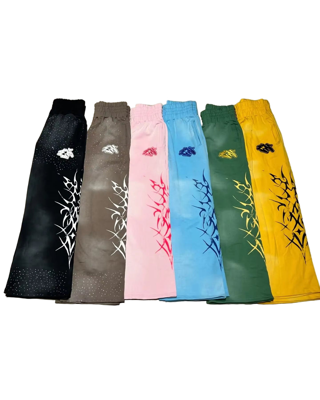 Y2K Gothic Hip Hop Casual Pants Jogger Harajuku Loose Elastic Waist Cotton Straight Trousers Men Women Gym Sweatpants Streetwear